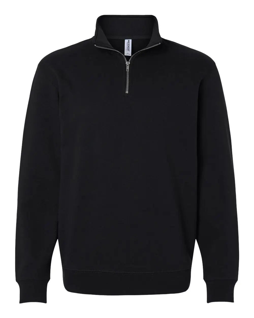 Independent Trading Co. Ss4600qz Midweight Quarter-zip Pullover - Black - Xs