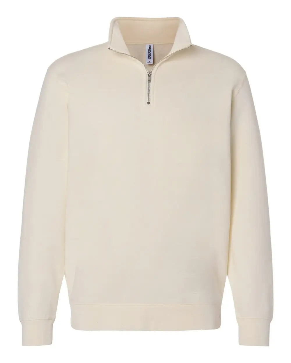 Independent Trading Co. Ss4600qz Midweight Quarter-zip Pullover - Bone - Ivory / Xs