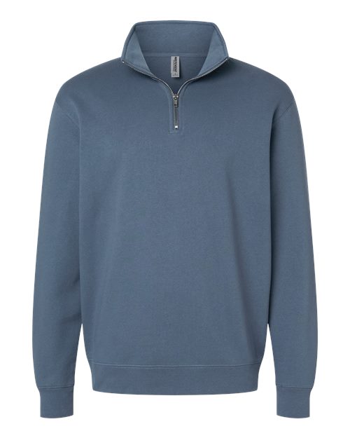 Independent Trading Co. Ss4600qz Midweight Quarter-zip Pullover - Storm Blue