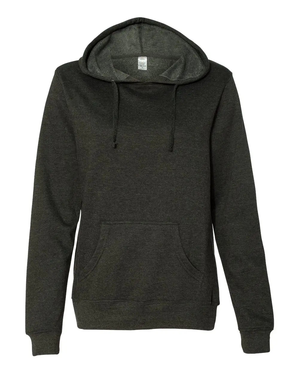 Independent Trading Co. Ss650 Juniors’ Heavenly Fleece Lightweight Hooded Sweatshirt - Charcoal Heather - Dark Gray / s