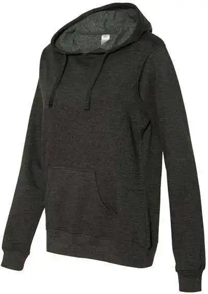 Independent Trading co Ss650 Juniors Heavenly Fleece Lightweight Hooded Sweatshirt - Charcoal Heather