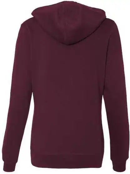 Independent Trading co Ss650 Juniors Heavenly Fleece Lightweight Hooded Sweatshirt - Light Blackberry