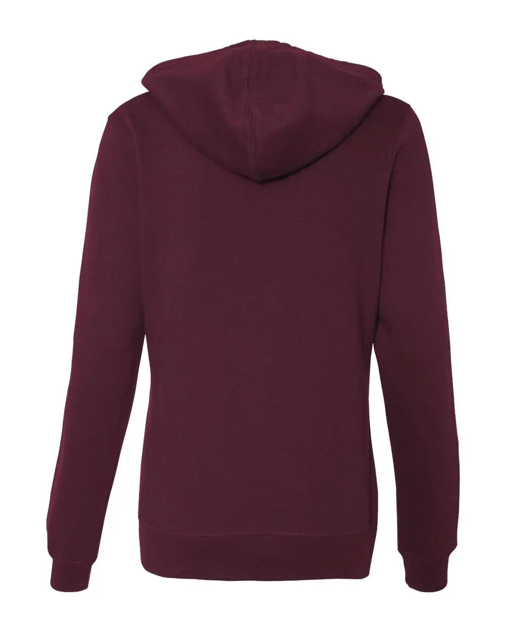 Independent Trading Co. Ss650 Juniors’ Heavenly Fleece Lightweight Hooded Sweatshirt - Light Blackberry