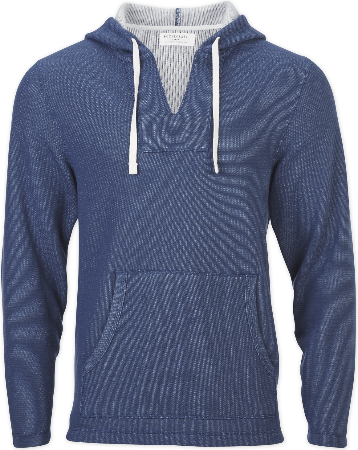 INDIGO HEATHER BOXERCRAFT FLEECE BAJA PULLOVER  grouped