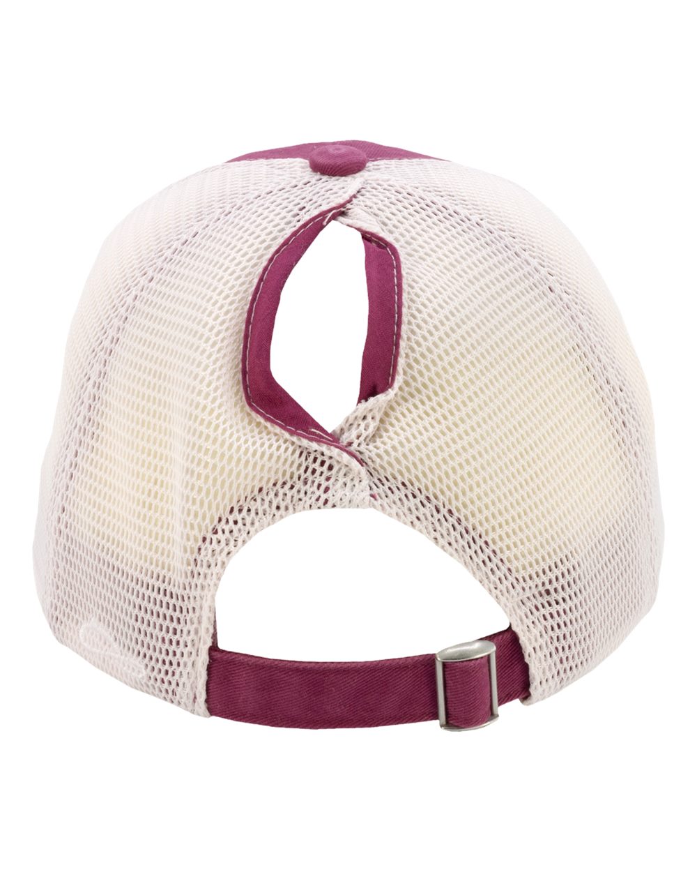 Infinity Her Annie Women’s Peached Twill Mesh Back Cap - Berry White