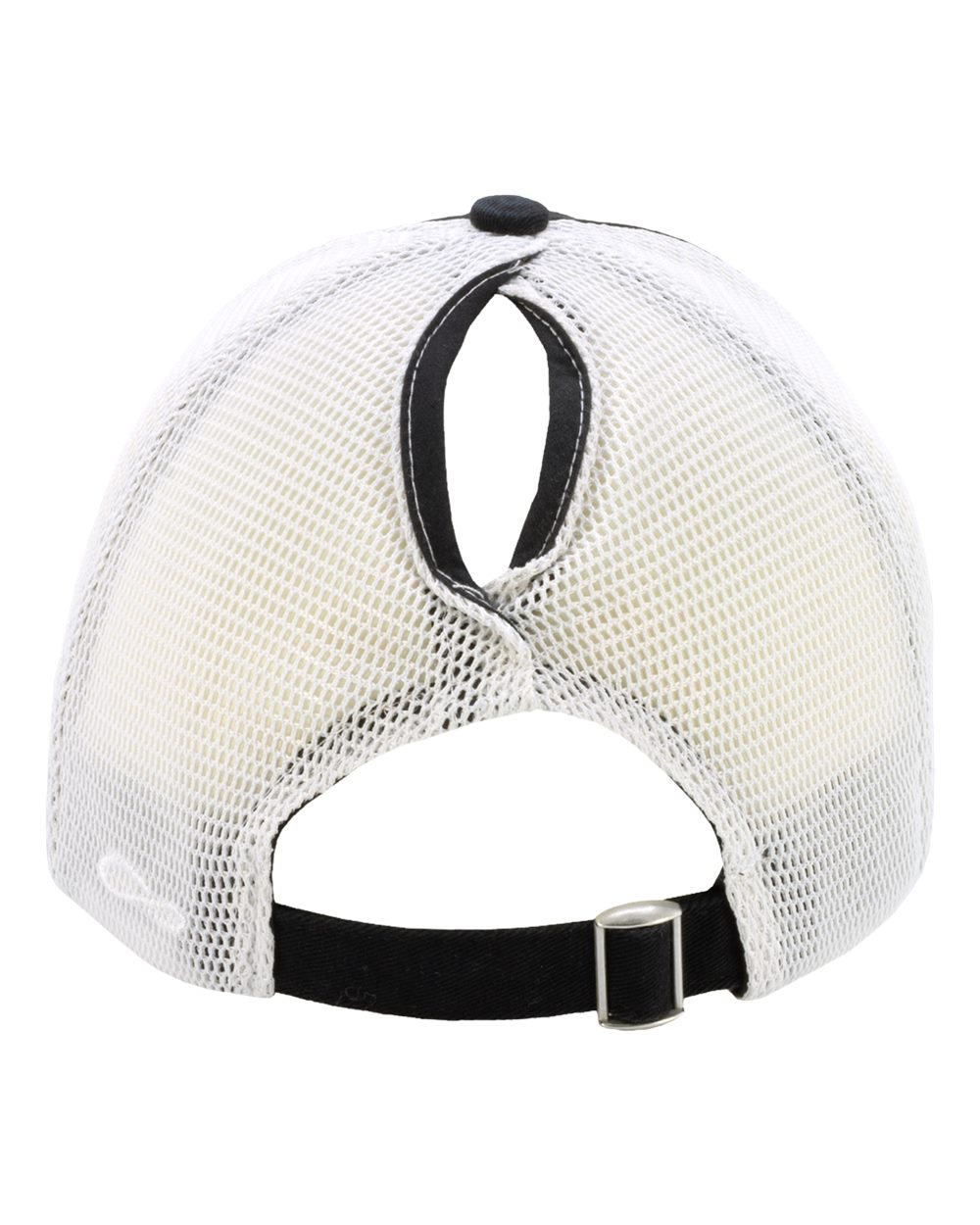 Infinity Her Annie Women’s Peached Twill Mesh Back Cap - Black White