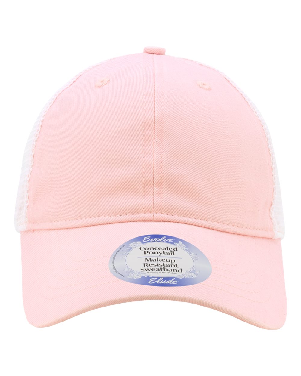 Infinity Her Annie Women’s Peached Twill Mesh Back Cap - Cherry Blossom White
