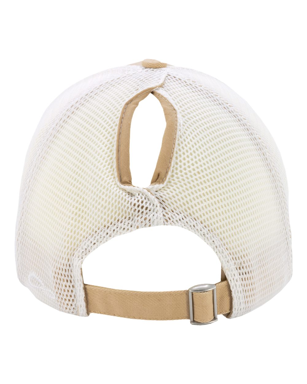 Infinity Her Annie Women’s Peached Twill Mesh Back Cap - Latte White