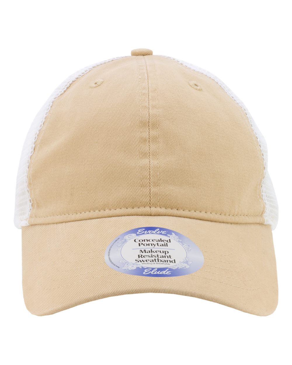 Infinity Her Annie Women’s Peached Twill Mesh Back Cap - Latte White