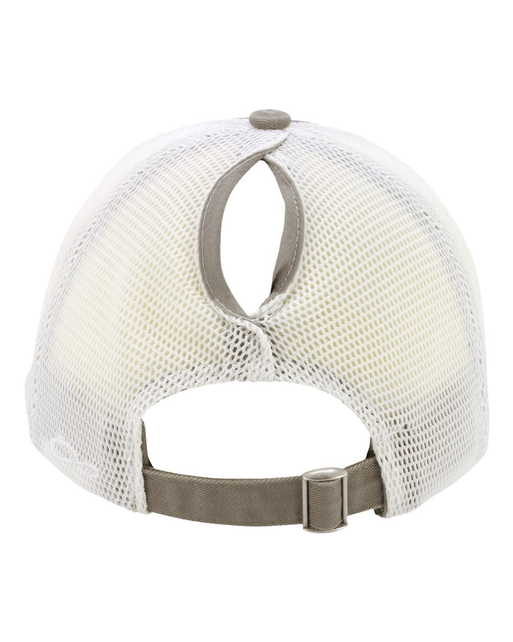 Infinity Her Annie Women’s Peached Twill Mesh Back Cap - Slate White