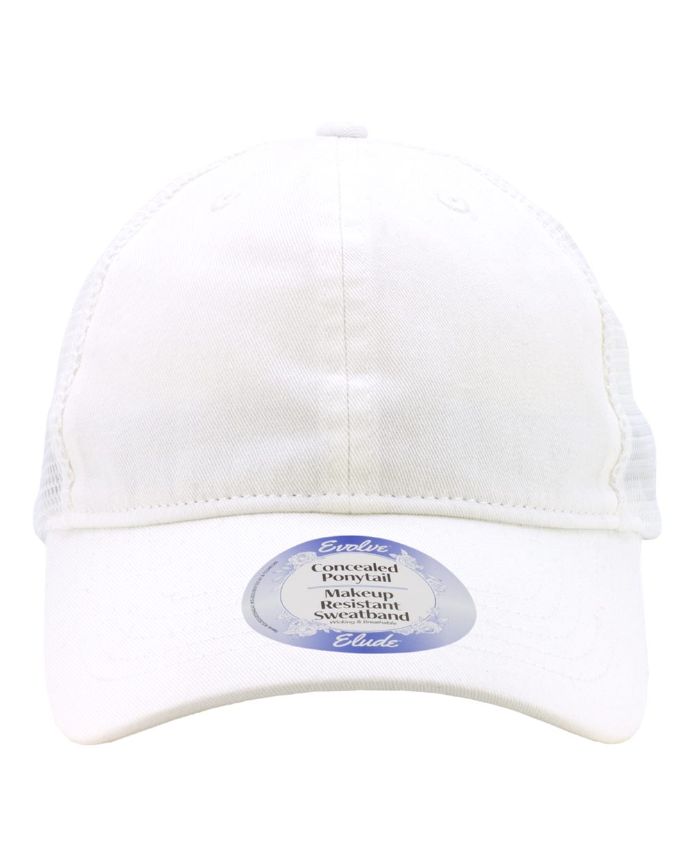 Infinity Her Annie Women’s Peached Twill Mesh Back Cap - White