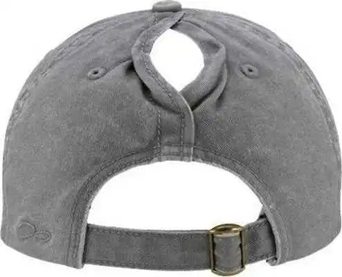Infinity Her Cassie Women’s Pigment-dyed Fashion Undervisor Cap - Light Gray Polka Dots - Multi-colored / one Size Fits