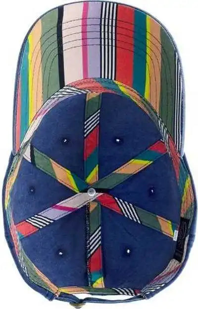 Infinity Her Cassie Women’s Pigment-dyed Fashion Undervisor Cap - Navy Stripes - Multi-colored / one Size Fits Most