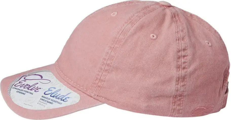 Infinity Her Cassie Women’s Pigment-dyed with Fashion Undervisor Cap - Dusty Pink Floral - Multi-colored / one Size