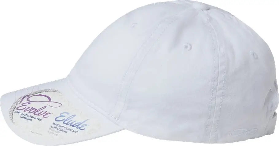 Infinity Her Cassie Women’s Pigment-dyed with Fashion Undervisor Cap - White Floral - Multi-colored / one Size Fits Most