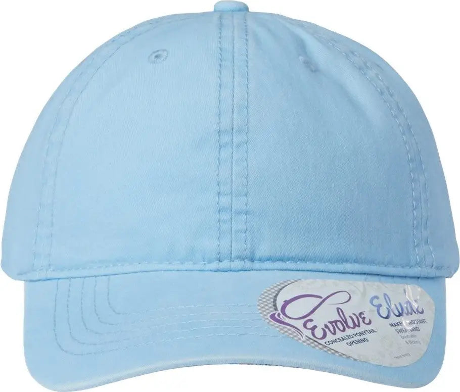 Infinity Her Cassie Women’s Pigment-dyed with Fashion Undervisor Cap - Cashmere Blue Floral - Multi-colored / one Size