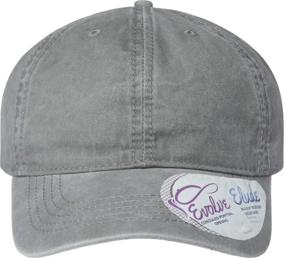 Infinity Her Cassie Women’s Pigment-dyed with Fashion Undervisor Cap - Light Grey Polka Dots - Multi-colored / one Size