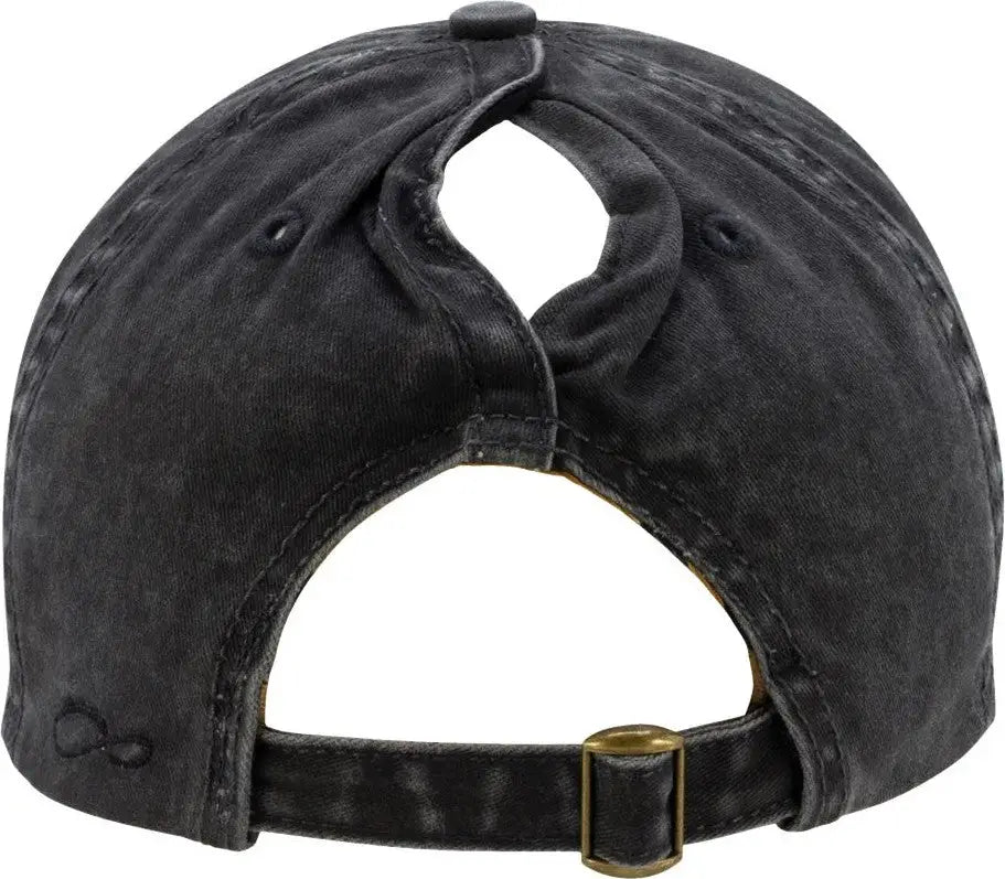 Infinity Her Cassie Women’s Pigment-dyed with Fashion Undervisor Cap - Black Leopard - one Size Fits Most
