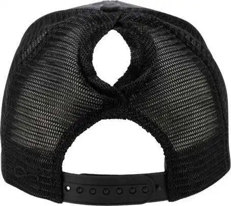 Infinity Her Charlie Women’s Modern Trucker Cap Black Leopard / one Size Fits Most