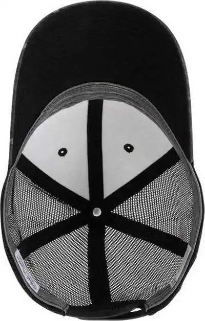 Infinity Her Charlie Women’s Modern Trucker Cap - Black Leopard - one Size Fits Most