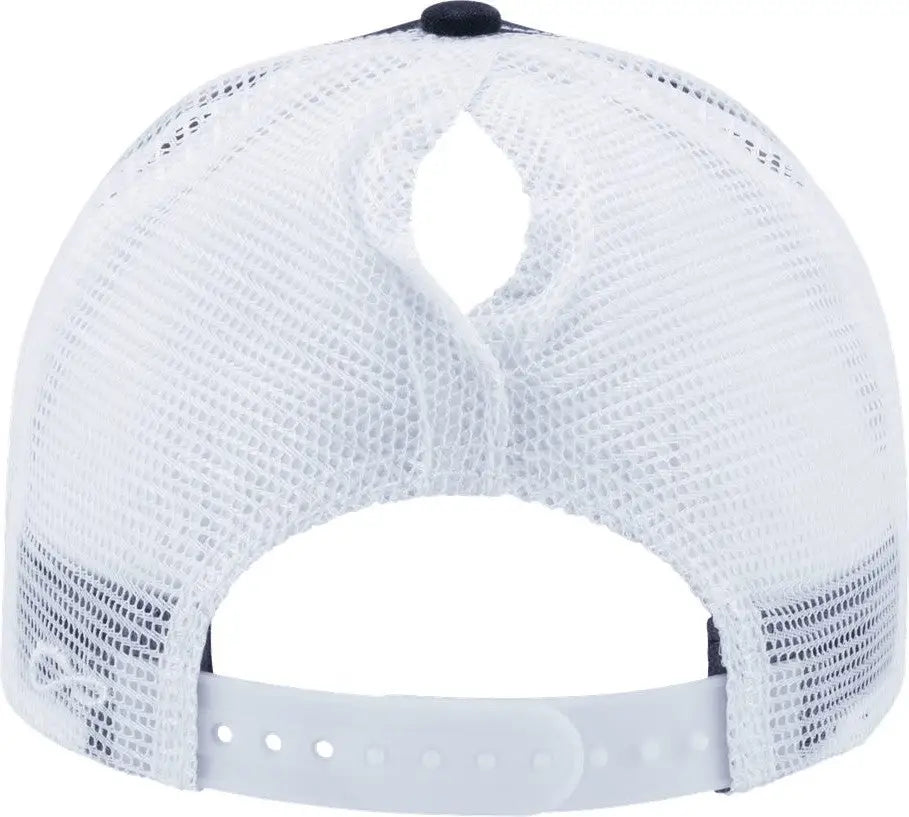 Infinity Her Charlie Women’s Modern Trucker Cap - Black White - one Size Fits Most