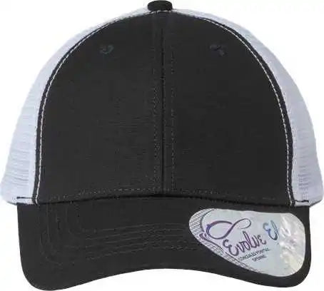 Infinity Her Charlie Women’s Modern Trucker Cap Black White / one Size Fits Most