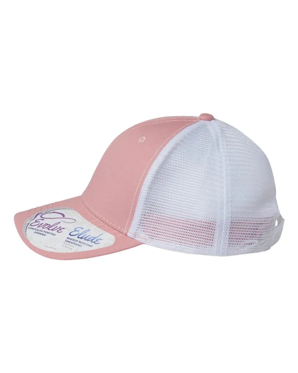 Infinity Her Charlie Women’s Modern Trucker Cap - Dusty Rose White - Multi-colored / one Size Fits Most