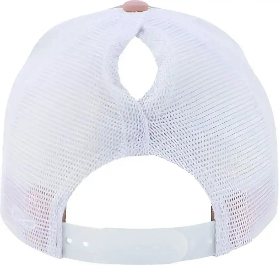 Infinity Her Charlie Women’s Modern Trucker Cap Dusty Rose White Multi Colored / one Size Fits Most