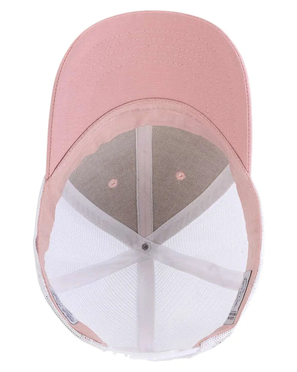 Infinity Her Charlie Women’s Modern Trucker Cap - Dusty Rose White