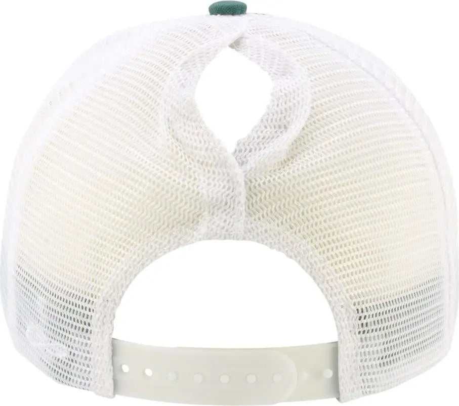 Infinity Her Charlie Women’s Modern Trucker Cap - Emerald White - Emerald/ / one Size Fits Most