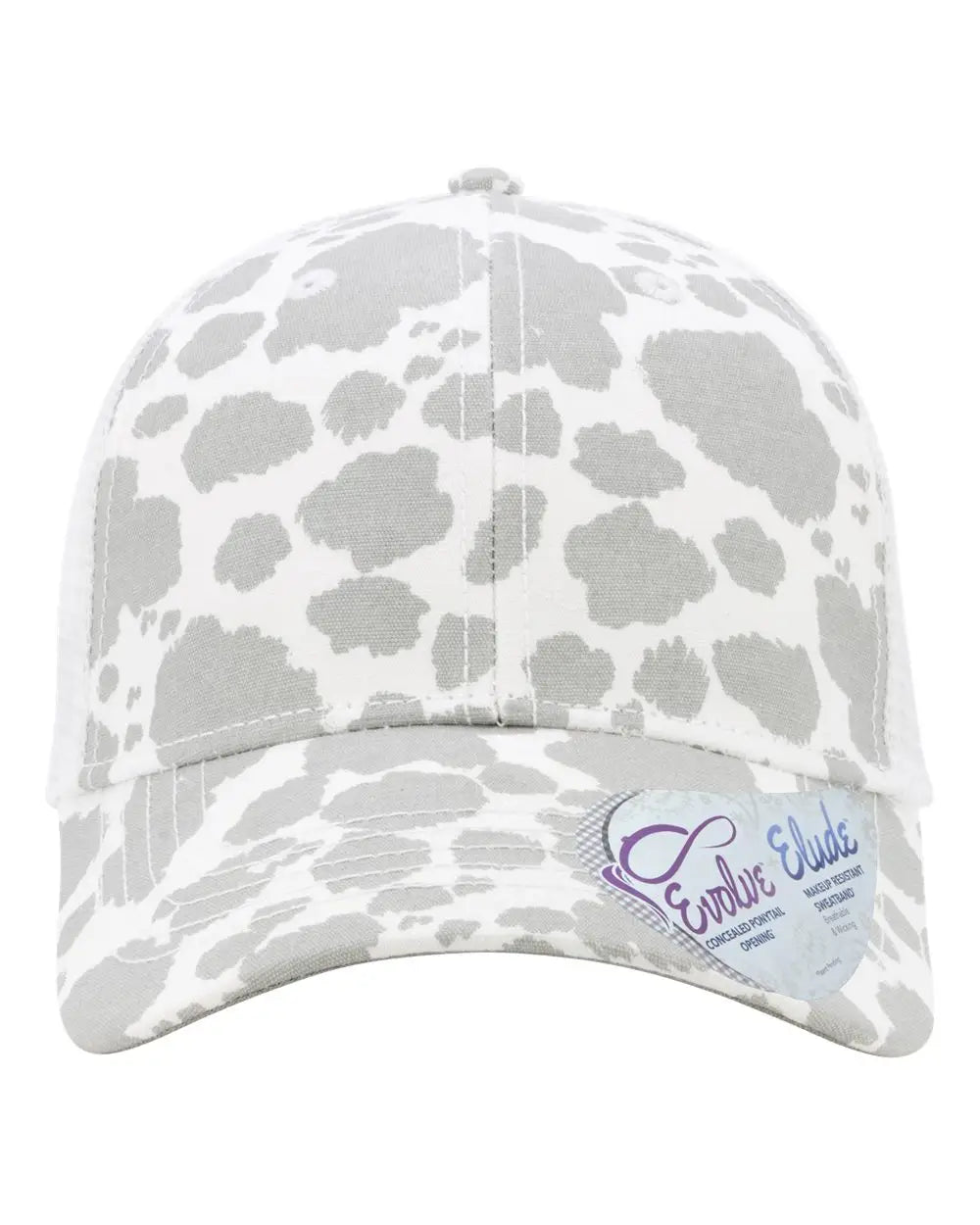 Infinity Her Charlie Women’s Modern Trucker Cap - Grey Cow White - Gray / one Size Fits Most