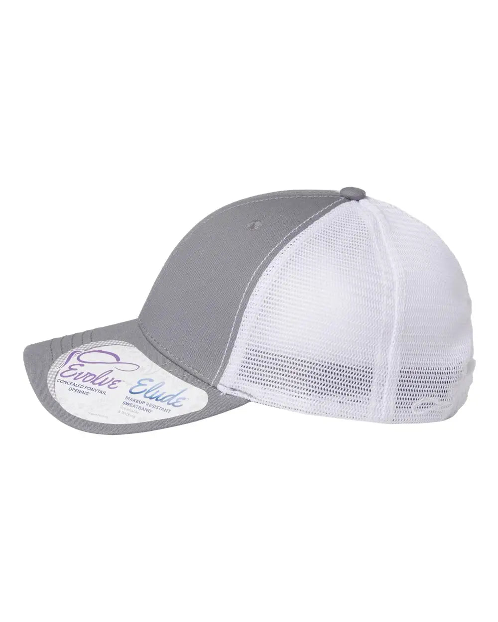 Infinity Her Charlie Women’s Modern Trucker Cap - Grey White - Gray / one Size Fits Most