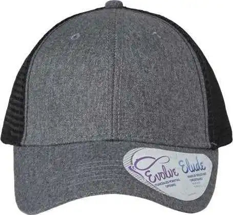 Infinity Her Charlie Women’s Modern Trucker Cap - Heather Gray Black - one Size Fits Most