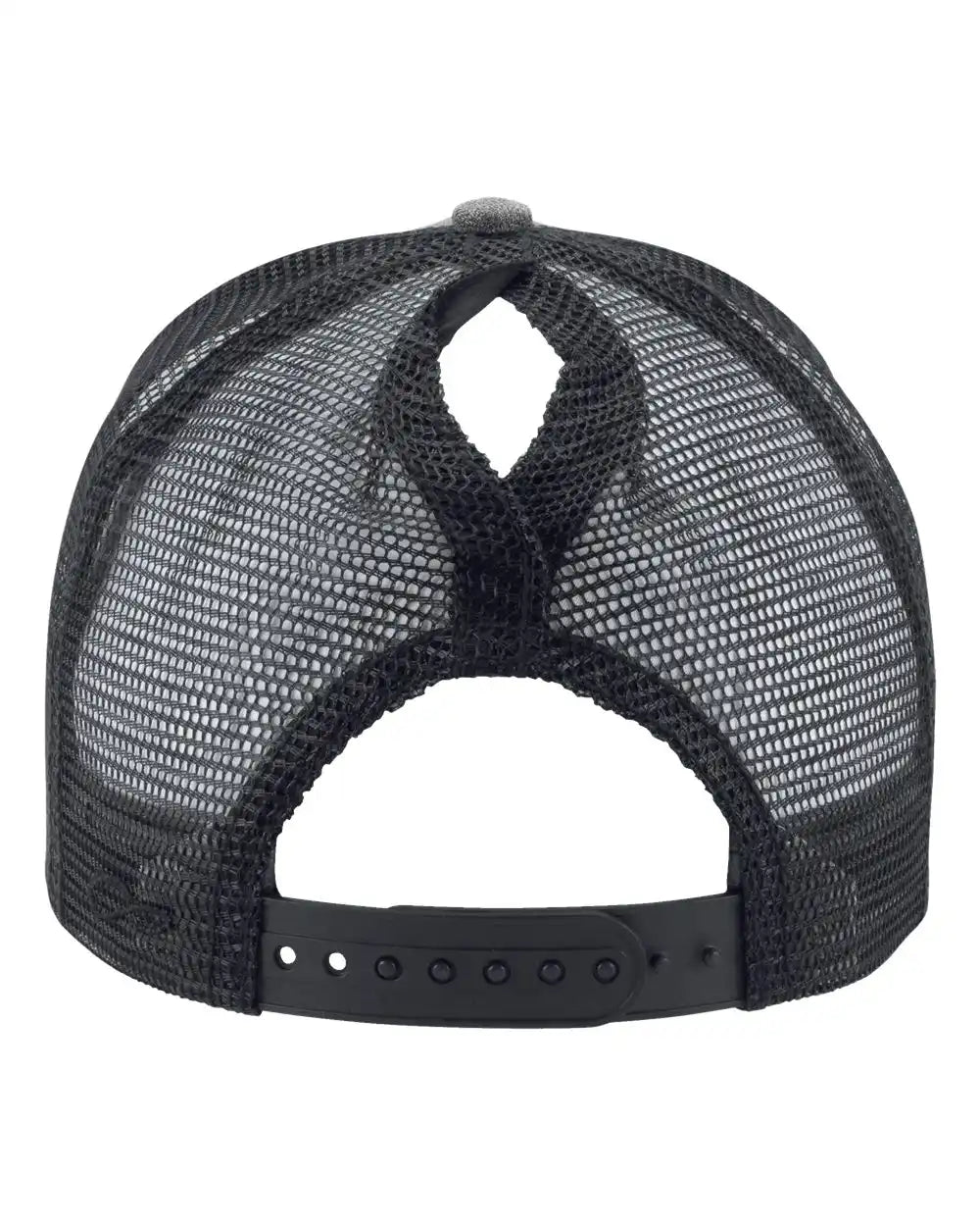 Infinity Her Charlie Women’s Modern Trucker Cap - Heather Grey Black - Grey/ / Adjustable
