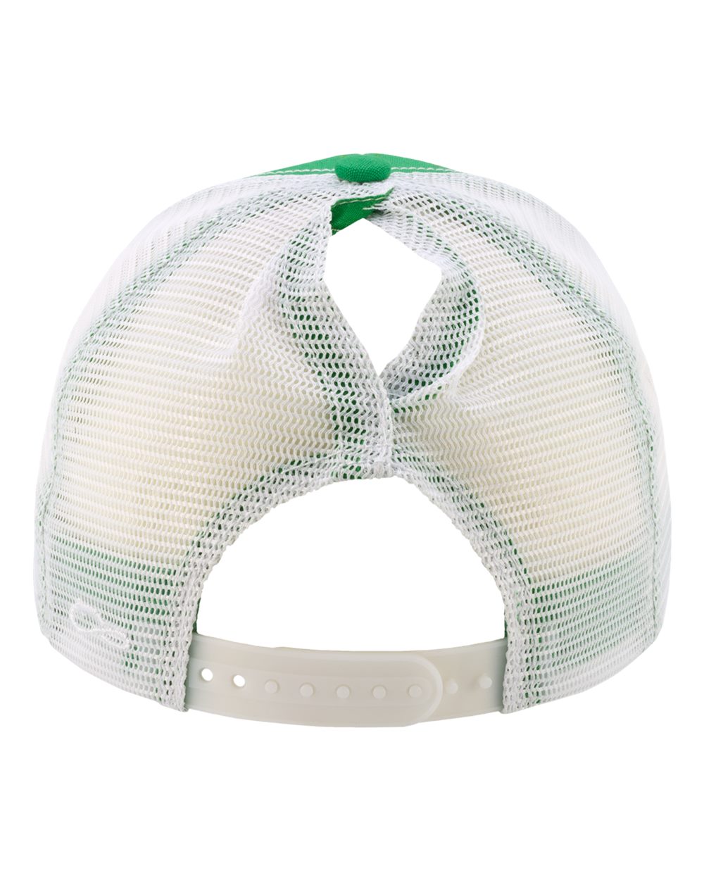 Infinity Her Charlie Women’s Modern Trucker Cap - Kelly Green White