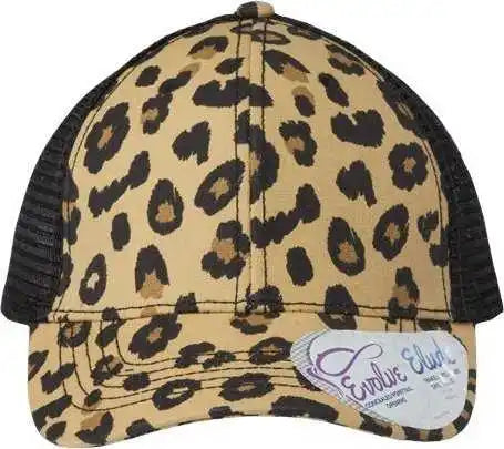 Infinity Her Charlie Women’s Modern Trucker Cap Leopard Black Multi Colored / one Size Fits Most