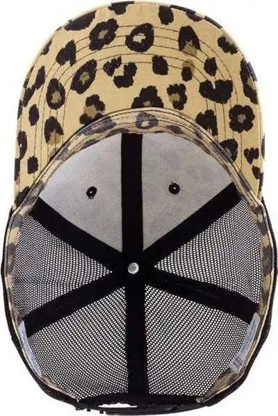 Infinity Her Charlie Women’s Modern Trucker Cap Leopard Black Multi Colored / one Size Fits Most