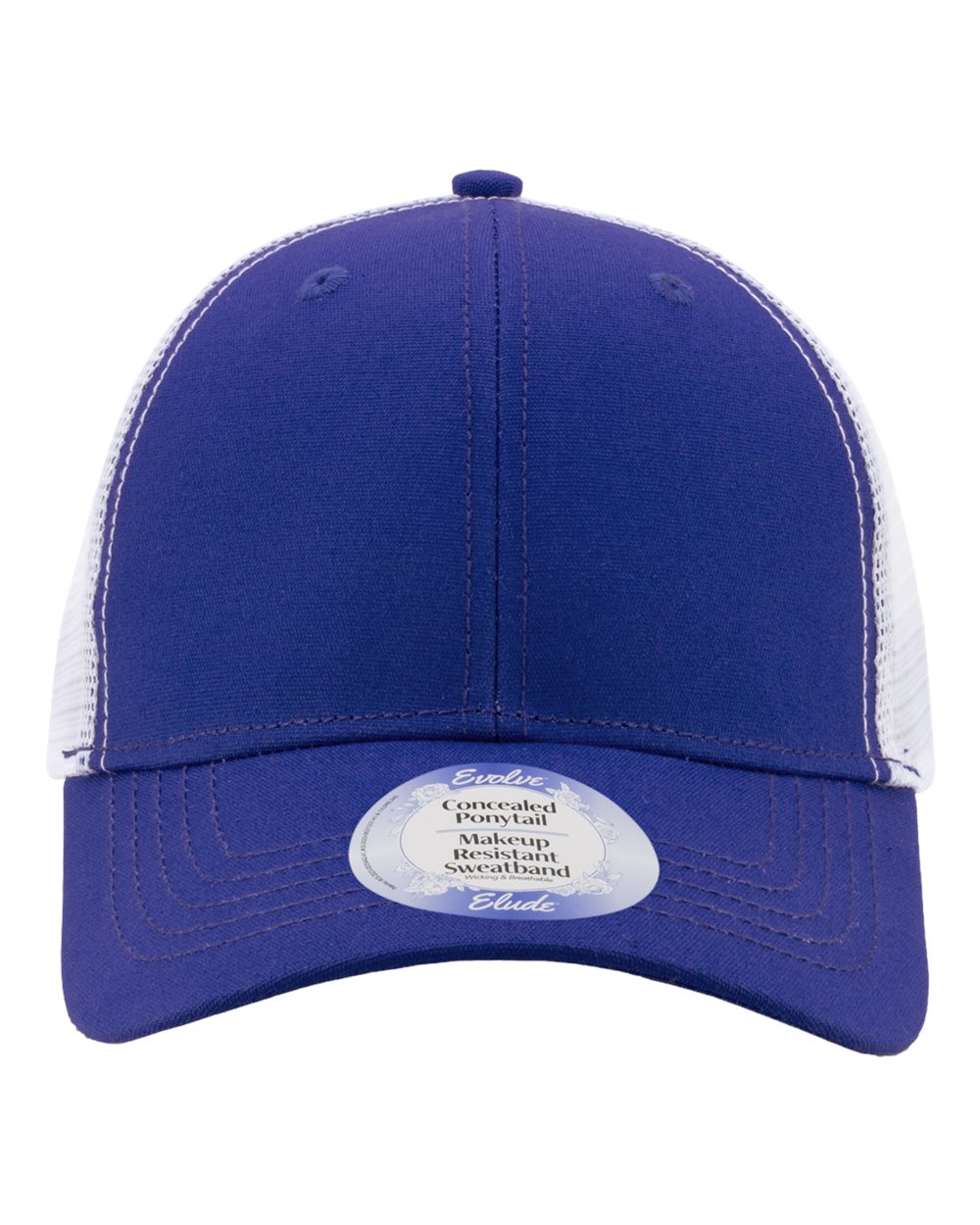 Infinity Her Charlie Women’s Modern Trucker Cap - Royal White