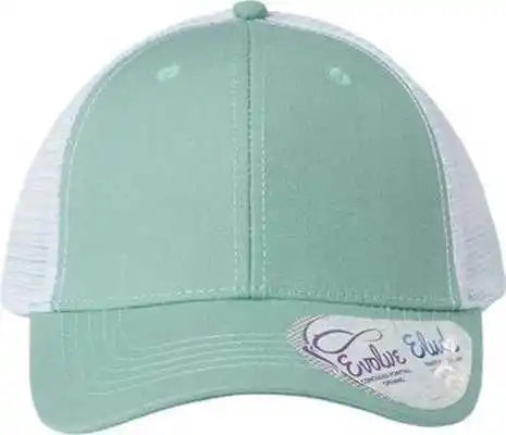 Infinity Her Charlie Women’s Modern Trucker Cap - Seafoam White - Aqua / one Size Fits Most