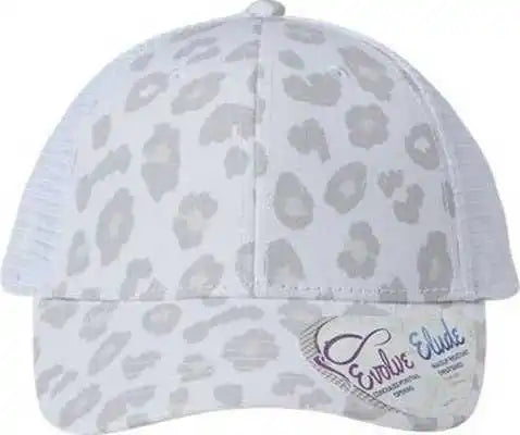Infinity Her Charlie Women’s Modern Trucker Cap Snow Leopard White Multi Colored / one Size Fits Most