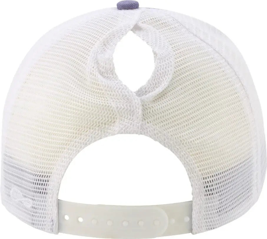 Infinity Her Charlie Women’s Modern Trucker Cap - Violet White - Violet/ / one Size Fits Most