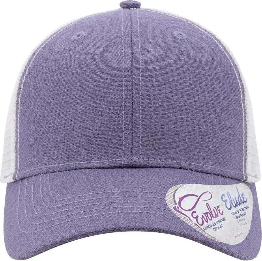 Infinity Her Charlie Women’s Modern Trucker Cap - Violet White - Violet/ / one Size Fits Most