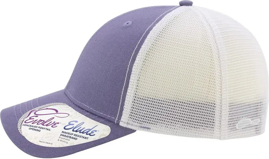 Infinity Her Charlie Women’s Modern Trucker Cap - Violet White - Violet/ / one Size Fits Most