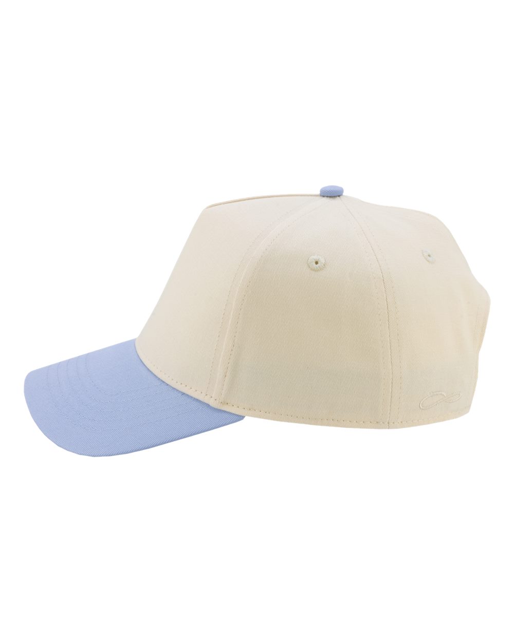 Infinity Her Colbie Women’s Two-tone Five-panel Cap - Ivory Ice Blue Leopard Camo