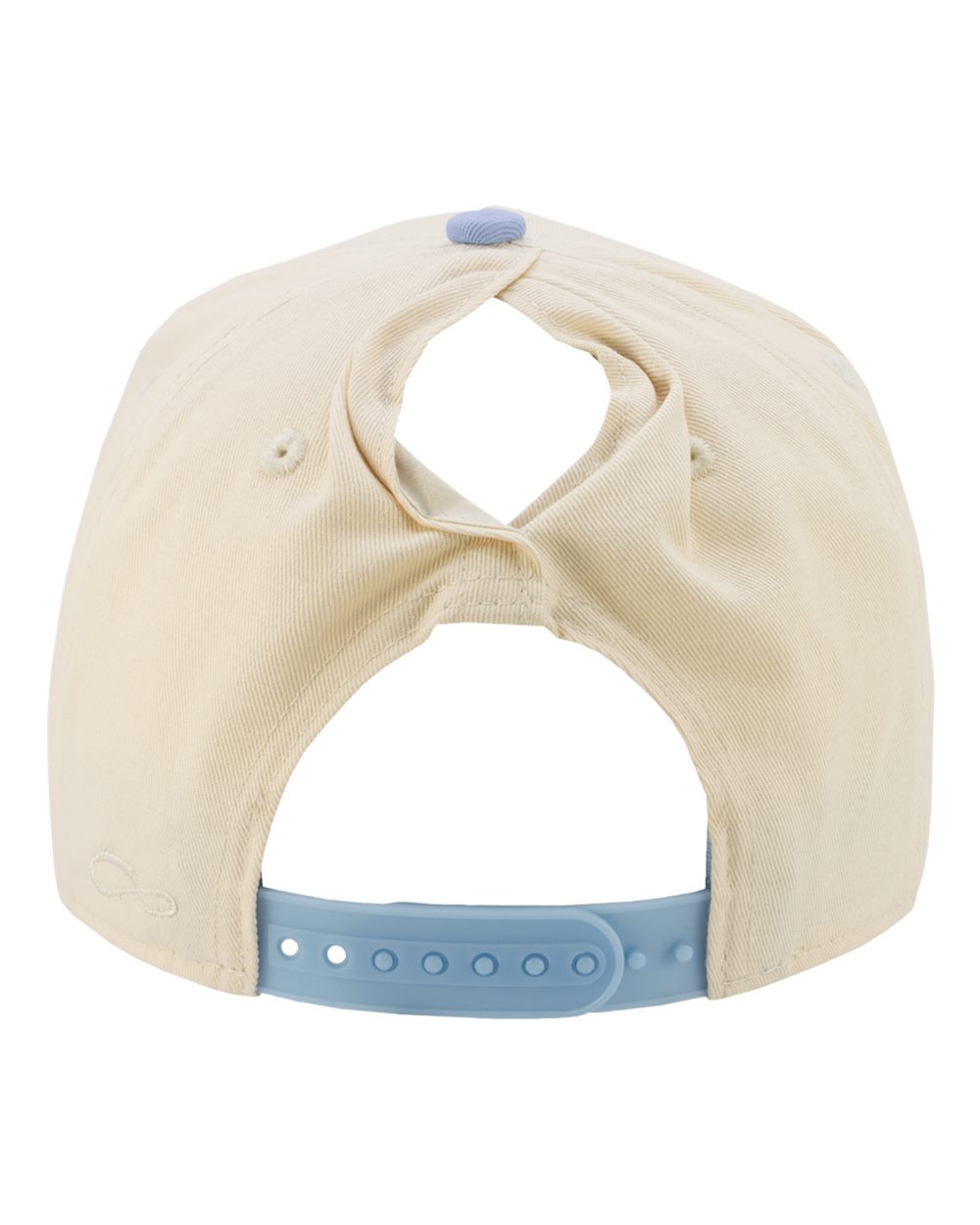 Infinity Her Colbie Women’s Two-tone Five-panel Cap - Ivory Ice Blue Leopard Camo
