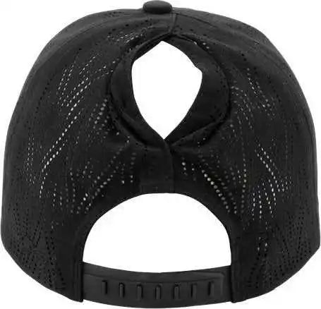 Infinity Her Gaby Women’s Perforated Performance Cap - Black Swirl - one Size Fits Most