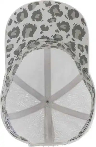 Infinity Her Gaby Women’s Perforated Performance Cap - Light Gray Snow Leopard - one Size Fits Most