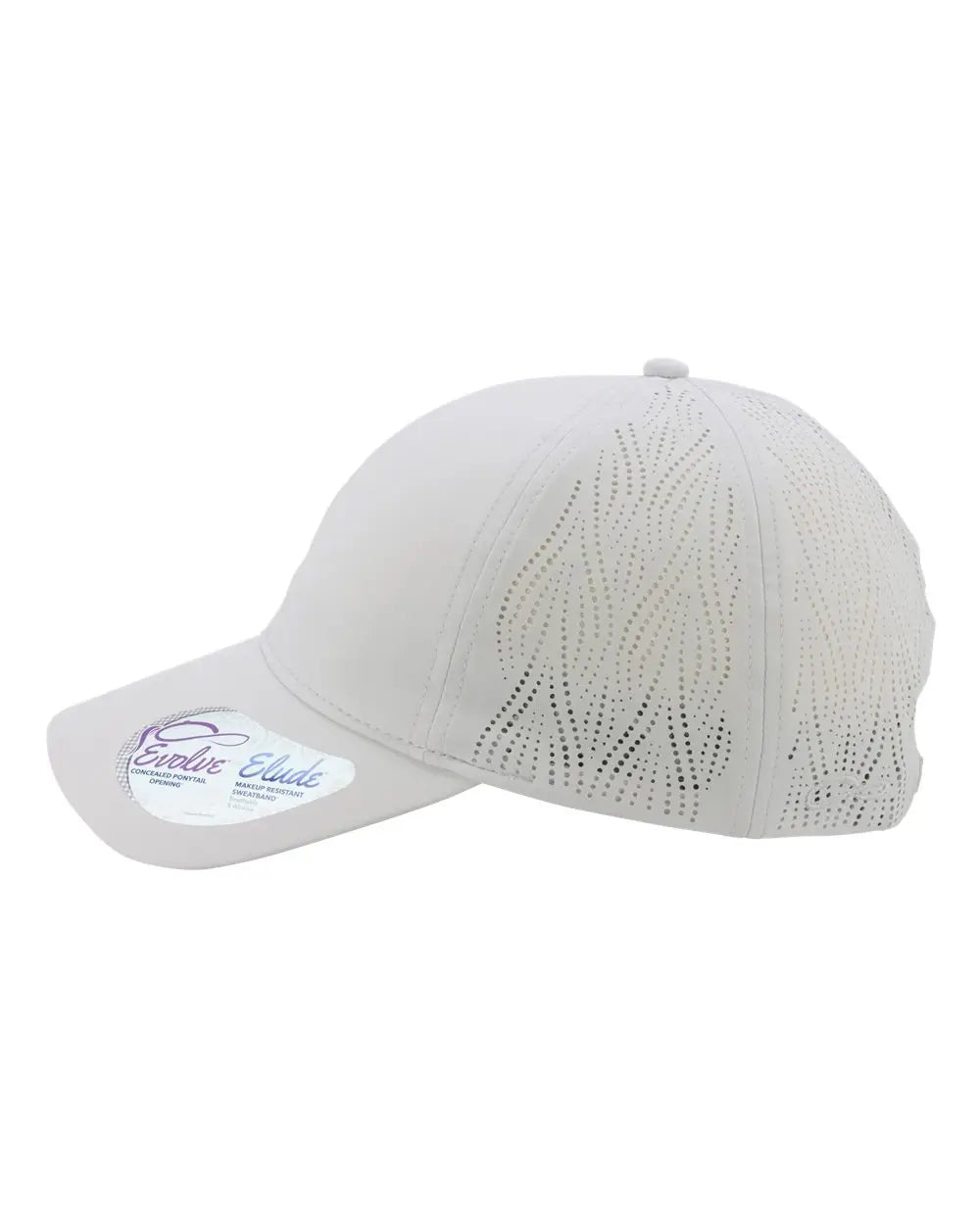 Infinity Her Gaby Women’s Perforated Performance Cap - Light Grey Snow Leopard - Gray / one Size Fits Most