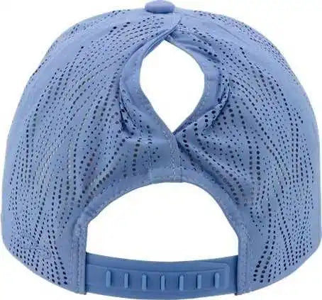Infinity Her Gaby Women’s Perforated Performance Cap Periwinkle Floral Muit Colored / one Size Fits Most