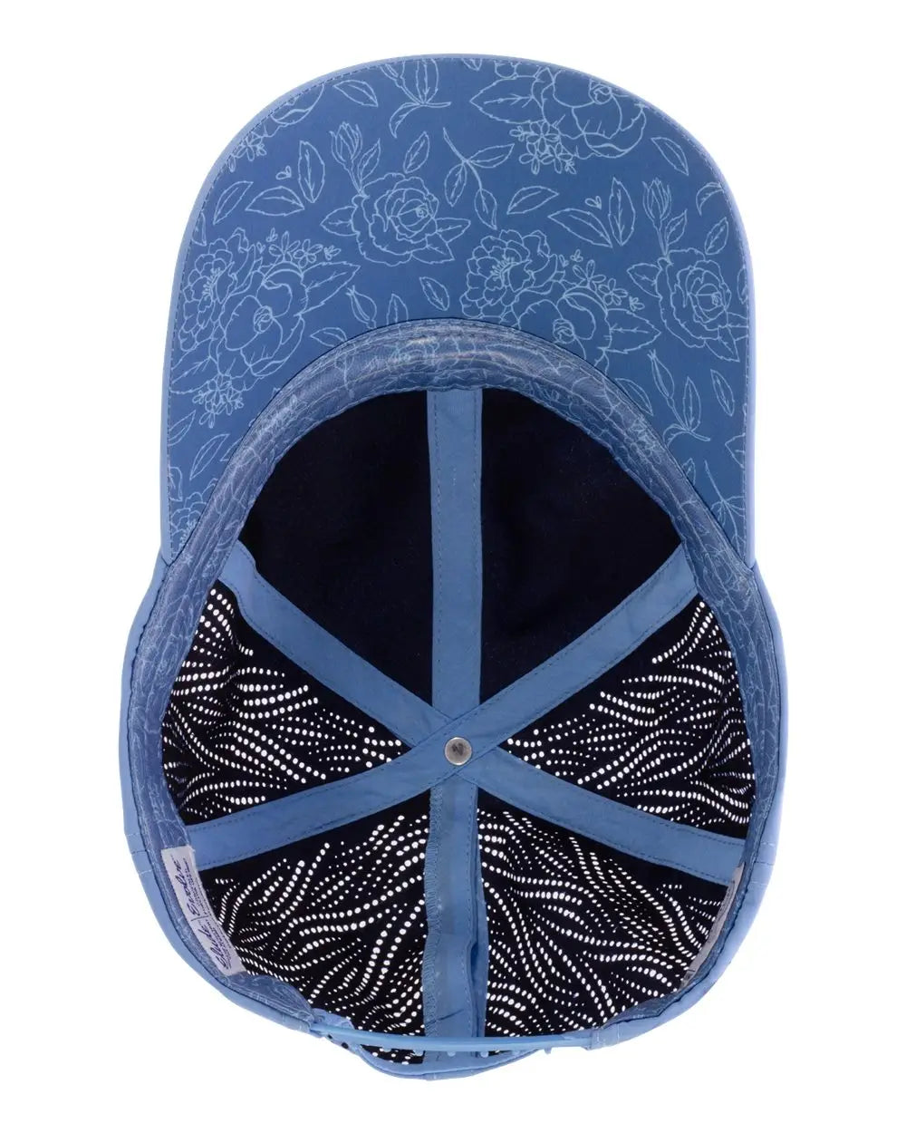 Infinity Her Gaby Women’s Perforated Performance Cap - Periwinkle Floral - Muit-colored / one Size Fits Most